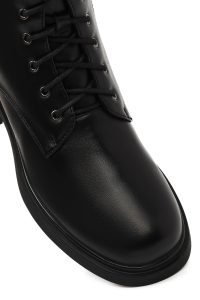 بوت زنانه مشکی زیپ‌دار مدل پستالی دری مد