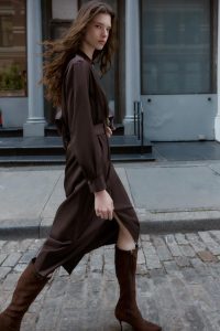بوت زنانه پاشنه بلند سگک‌دار زارا – ZARA