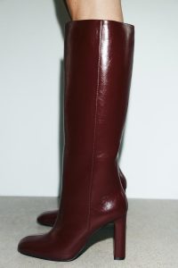 بوت زنانه پاشنه بلوکی زارا – ZARA