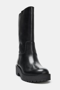 بوت زنانه چرم ضدآب زیره ترک زارا – ZARA