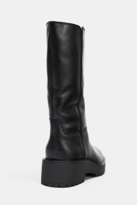 بوت زنانه چرم ضدآب زیره ترک زارا – ZARA