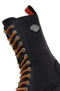 بوت زیپ دار زنانه هارلی دیویدسون مشکی بریگت با کف ضخیم