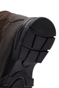 بوت قهوه‌ای بند دار نوبوک چرمی کژوال مردانه دری مد