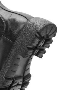 بوت مردانه چرمی مشکی چلسی دری مد