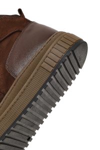 بوت نبوک مردانه قهوه‌ای بندی دری‌مد