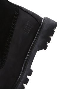 بوت چرمی خزدار مشکی ورمونت زنانه کاترپیلار