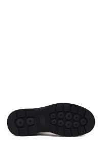 بوت چرمی مردانه مشکی بندی دری‌مد