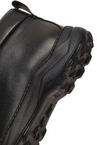 بوت چرمی مردانه مشکی بندی زیره ضخیم دری‌مد