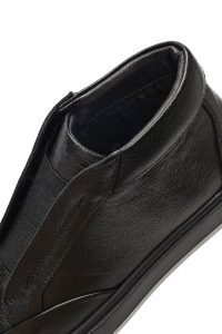 بوت چرمی مردانه مشکی دری‌مد