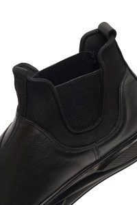 بوت چرمی مردانه مشکی دری‌مد