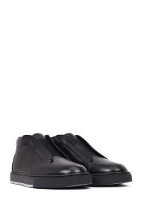 بوت چرمی مردانه مشکی دری‌مد