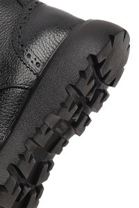 بوت چرمی مردانه مشکی زیپ‌دار دری‌مد