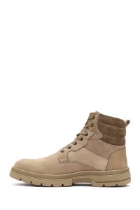 بوت چرمی مردانه ویزون بندی زیره ضخیم دری‌مد