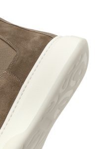 بوت چلسی جیر مردانه بژ زیره ضخیم دری‌مد