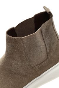 بوت چلسی جیر مردانه بژ زیره ضخیم دری‌مد