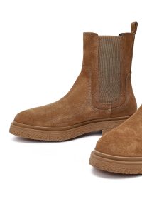 بوت چلسی زنانه جیر بژ دری مد