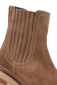 بوت چلسی زنانه جیر عسلی دری مد