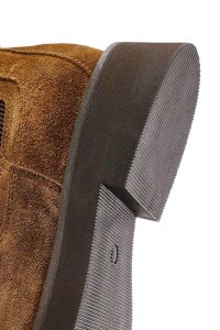 بوت چلسی زنانه جیر قهوه ای دری مد