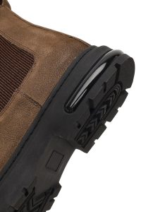 بوت چلسی نبوک مردانه قهوه‌ای دری‌مد