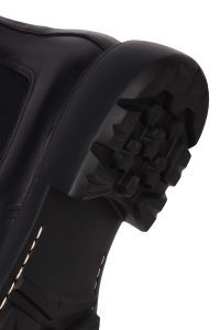 بوت چلسی چرمی مردانه مشکی دری‌مد