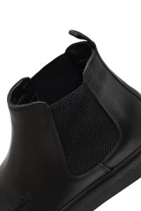 بوت چلسی چرمی مردانه مشکی دری‌مد