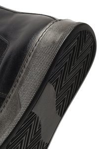 بوت چلسی چرمی مردانه مشکی زیره ضخیم دری‌مد