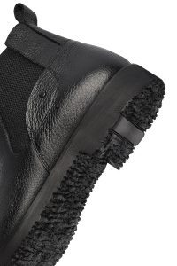 بوت کژوال مردانه چرمی مشکی چلسی دری مد