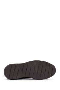 بوت کژوال چرمی مردانه قهوه‌ای بندی دری‌مد