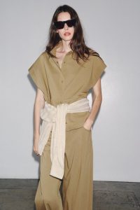 جلیقه زنانه حجمی کالکشن ZW زارا – ZARA