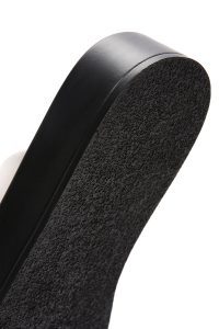 دمپایی زنانه بژ لژدار دری مد