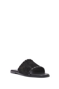 دمپایی زنانه جیر مشکی دری مد