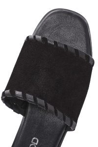 دمپایی زنانه جیر مشکی دری مد