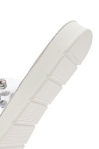 دمپایی زنانه نگین‌دار چند رنگ دری مد