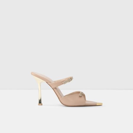 دمپایی زنانه پاشنه بلند بژ آلدو LECCE-TR – ALDO