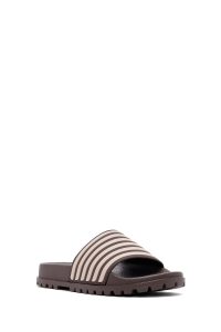 دمپایی مردانه بژ تیره (ویزون) دری مد