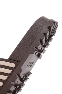 دمپایی مردانه بژ تیره (ویزون) دری مد