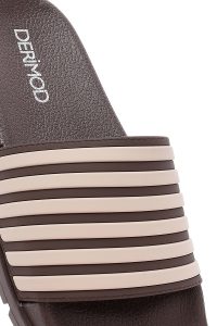 دمپایی مردانه بژ تیره (ویزون) دری مد