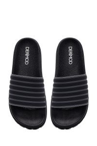 دمپایی مردانه مشکی دری مد