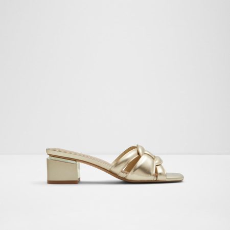 دمپایی پاشنه‌دار زنانه طلایی آلدو NAJLA – ALDO