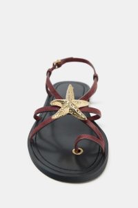 صندل بندی زنانه تزیین فلزی زارا – ZARA