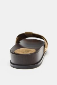 صندل جلو باز چرمی زنانه زارا – ZARA