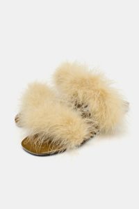 صندل زنانه بند پر‌دار زارا – ZARA