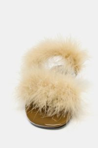 صندل زنانه بند پر‌دار زارا – ZARA