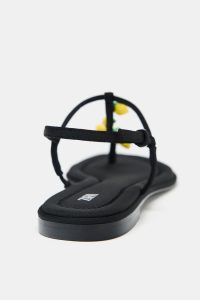 صندل زنانه بندی مهره‌دوزی زارا – ZARA
