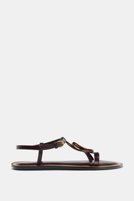 صندل زنانه تزئین شده با متال زارا – ZARA