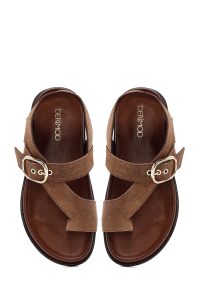 صندل زنانه جیر ویزون انگشتی دری مد