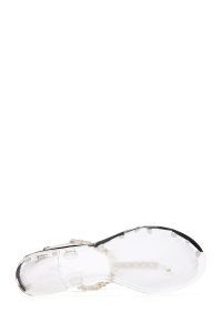 صندل زنانه شفاف انگشتی نگین‌دار ژله‌ای دری مد