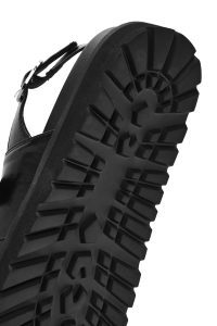 صندل زنانه مشکی سگک‌دار دری مد