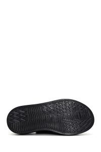 صندل زنانه مشکی چرمی راحتی با دو سگک دری مد