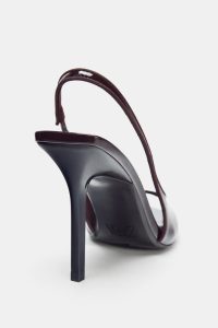 صندل زنانه ورنی پاشنه بلند زارا – ZARA